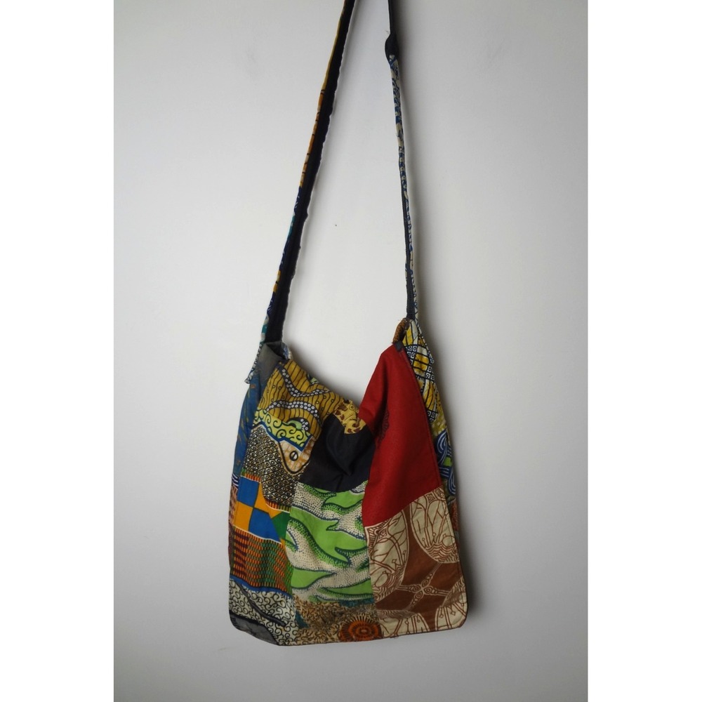 Patchwork Shoulder Messenger Bag Ethnic Boho Cotton Festival